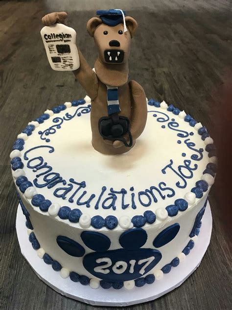 penn state graduation cake|penn state bakery delivery.